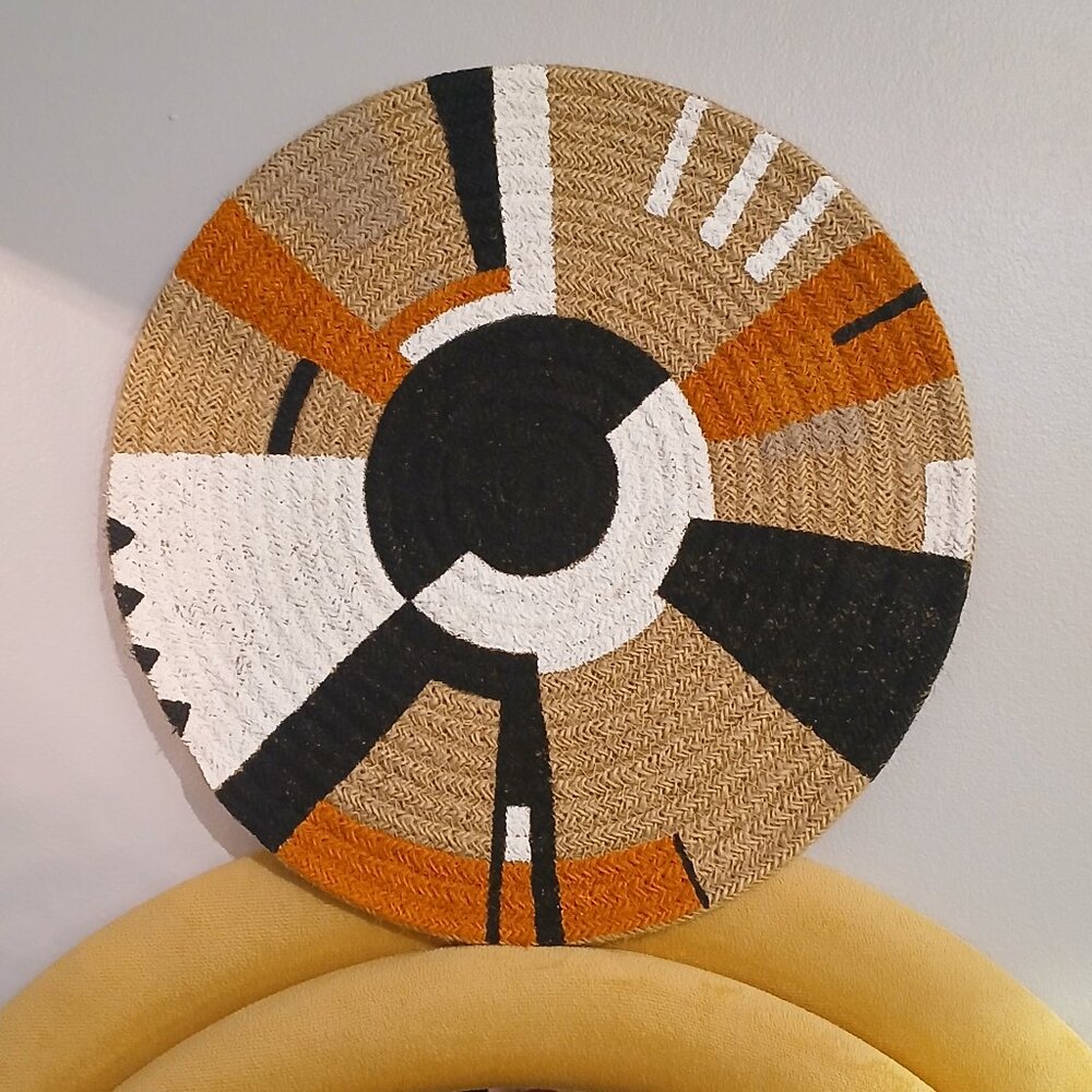 Handmade Rattan Wall Decor - Picture 2 of 5